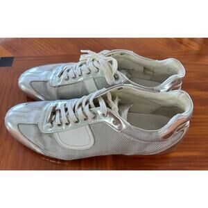 DIOR HOMME Sneakers Shoes Men's Sparkling Silver Authentic 12 Excellent A+